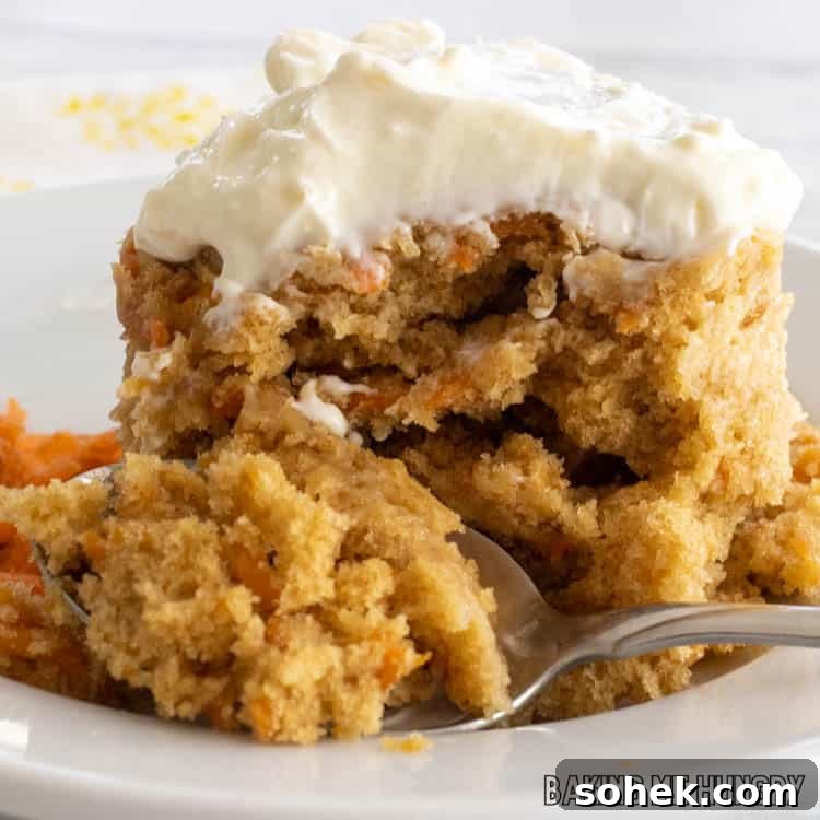 Moist Carrot Mug Cake Recipe Ready in Minutes 2 Carrot mug cake
