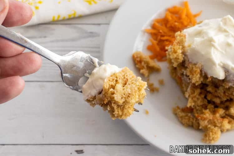 Moist Carrot Mug Cake Recipe Ready in Minutes 11 Carrot mug cake with icing