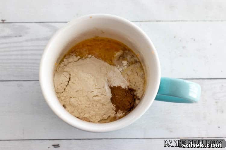 Moist Carrot Mug Cake Recipe Ready in Minutes 5 Carrots softened in mug