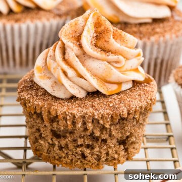 Churro Cupcakes