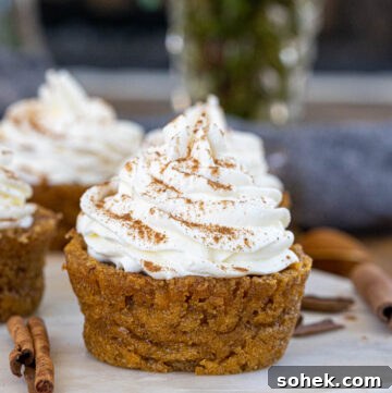 Impossible Pumpkin Pie Cupcakes