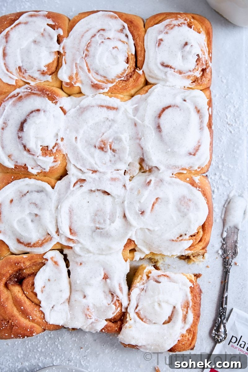 Overnight Brioche Cinnamon Rolls