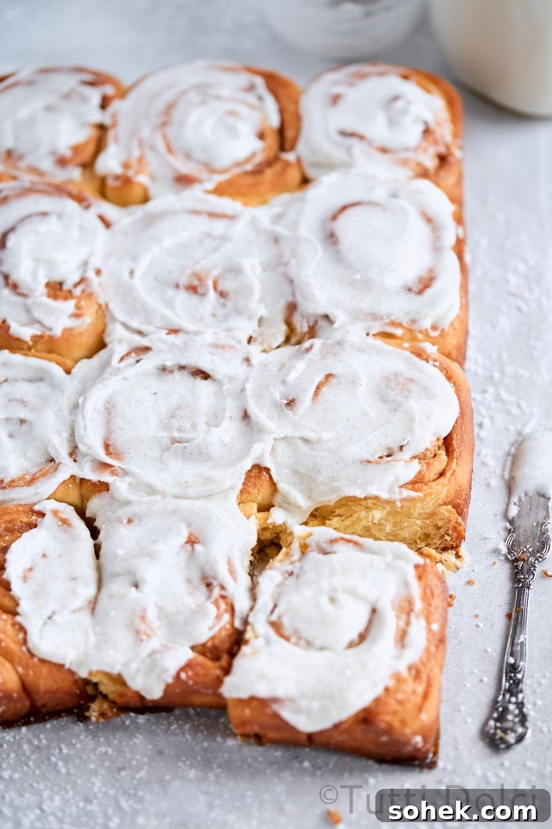 Overnight Brioche Cinnamon Rolls