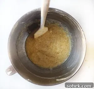 Ultimate Moist Banana Bread Recipe for Perfect Loaves 4 add in the mashed bananas and eggs