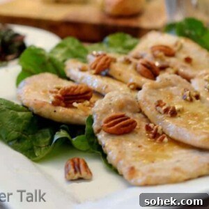 Honey-Pecan Glazed Pork Chops with Crispy Edges 7 a plate of honey pecan pork chops