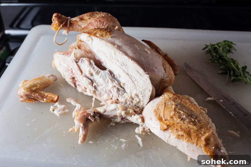 Crispy Skillet Roast Chicken with Garlic and Herbs 9 Easy Skillet Roasted Chicken | SaltPepperskillet.com