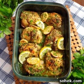 Greek Lemon Chicken Thighs
