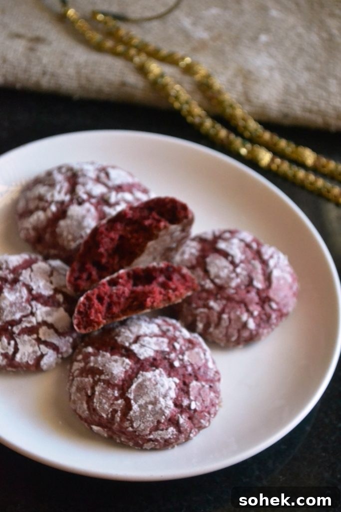 Red Velvet Whoopie Pies (Egg-Free Recipe) 2 Eggless Crinkle Cookies