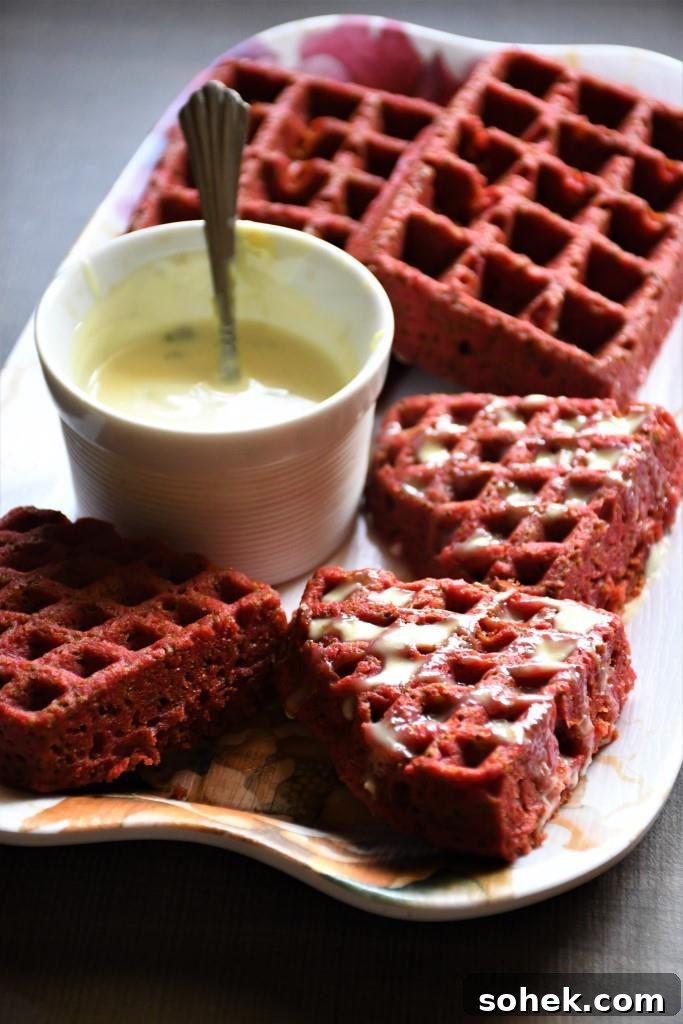 Red Velvet Whoopie Pies (Egg-Free Recipe) 3 Eggless Waffles