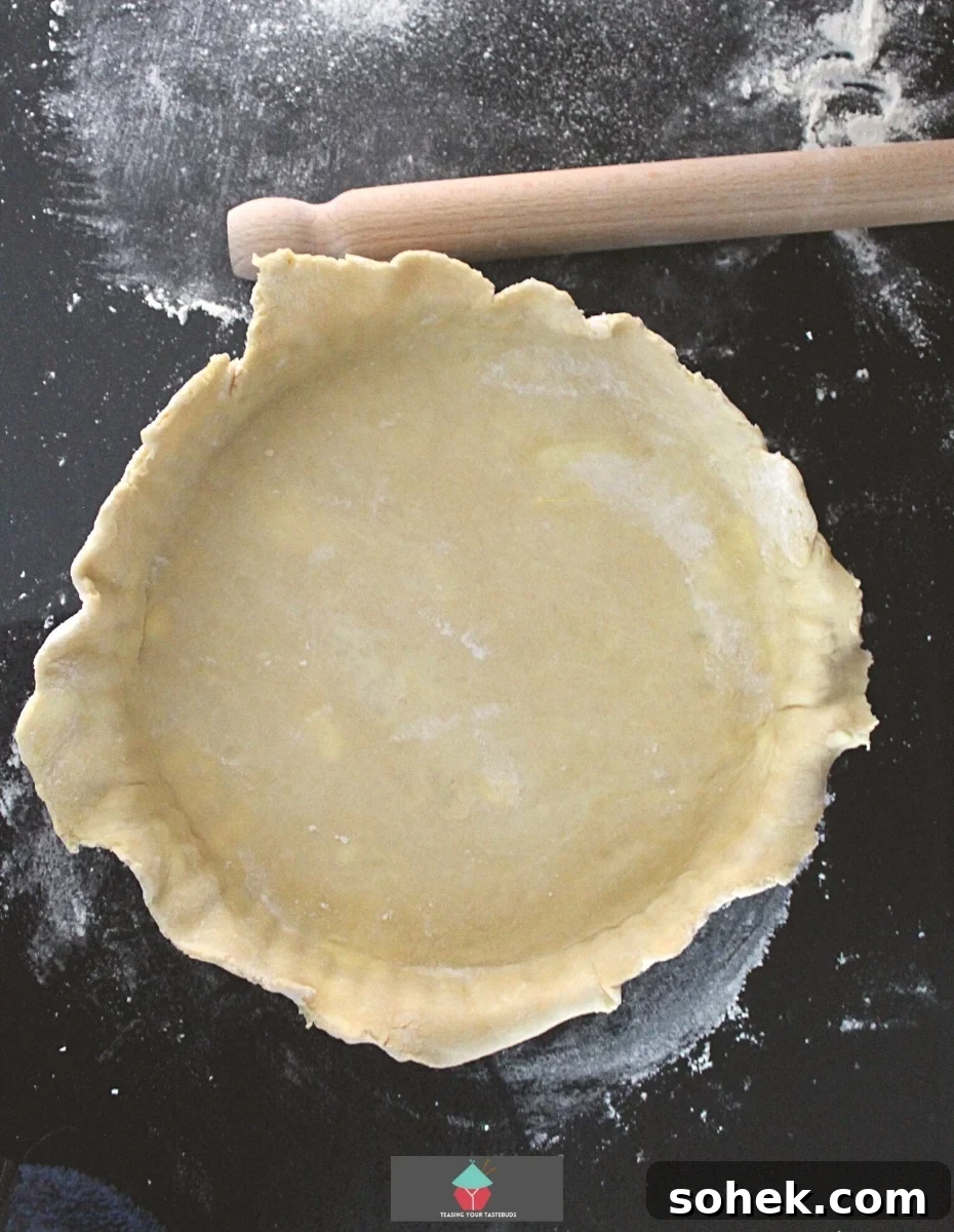 Gluten Free Egg Custard Tart., rolled pastry in quiche tin