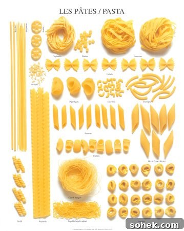 Pasta varieties