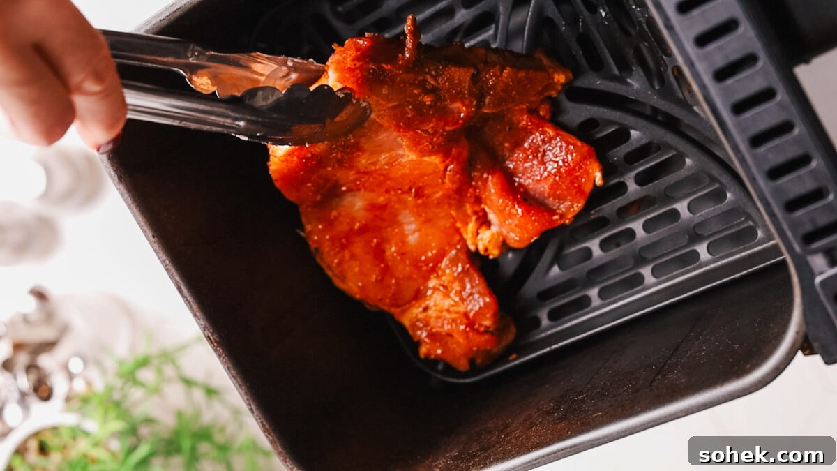 Crispy Tender Pork Chops in the Air Fryer Every Time 7 air frying pork chop
