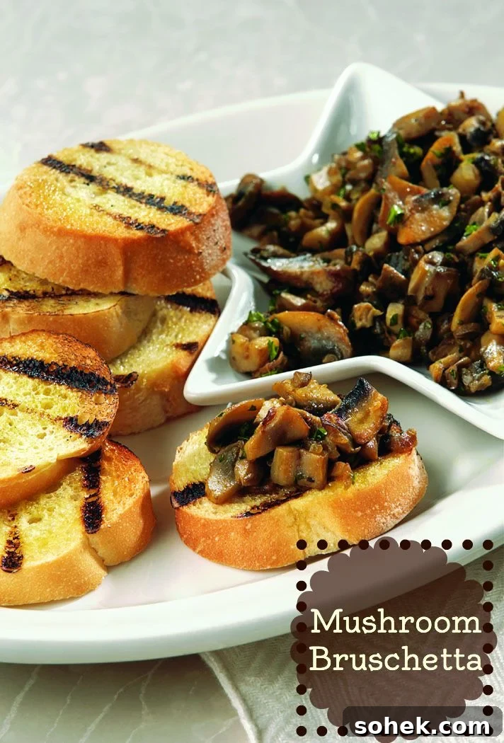 Mushroom Bruschetta