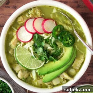 Chicken Pozole Verde: Gluten-Free Recipe for Authentic Mexican Soup 16 Chicken Pozole Verde {Easy, Healthy, Gluten-free Recipe}