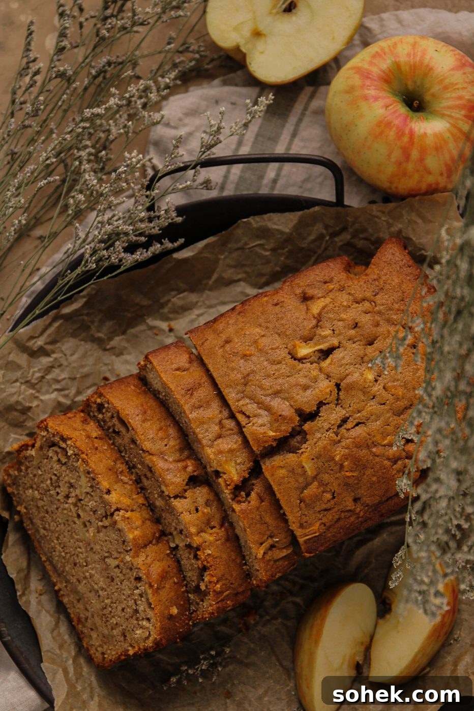 Moist Apple Loaf Recipe for Homemade Comfort 7 spiced apple loaf