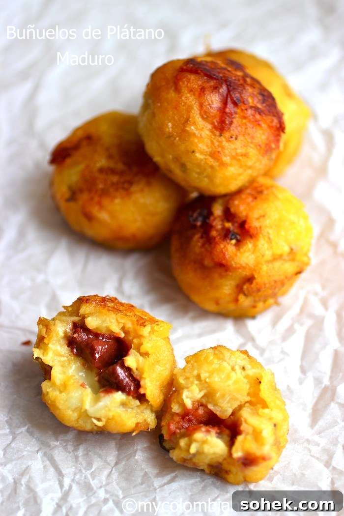 Ripe Plantain Buñuelos: Crispy Sweet Latin Snack Recipe 2 bunuelos de platano maduro colombianos