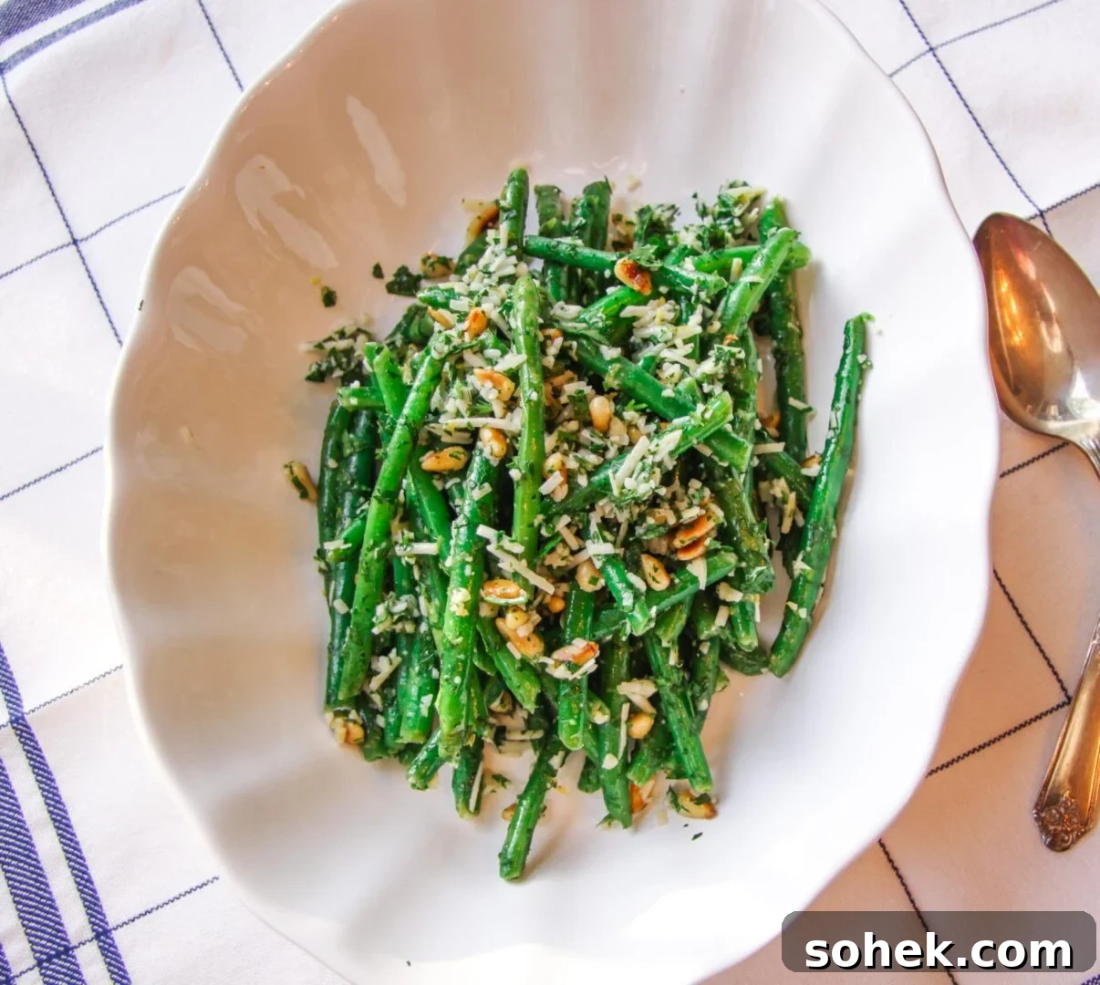 green beans gremolata