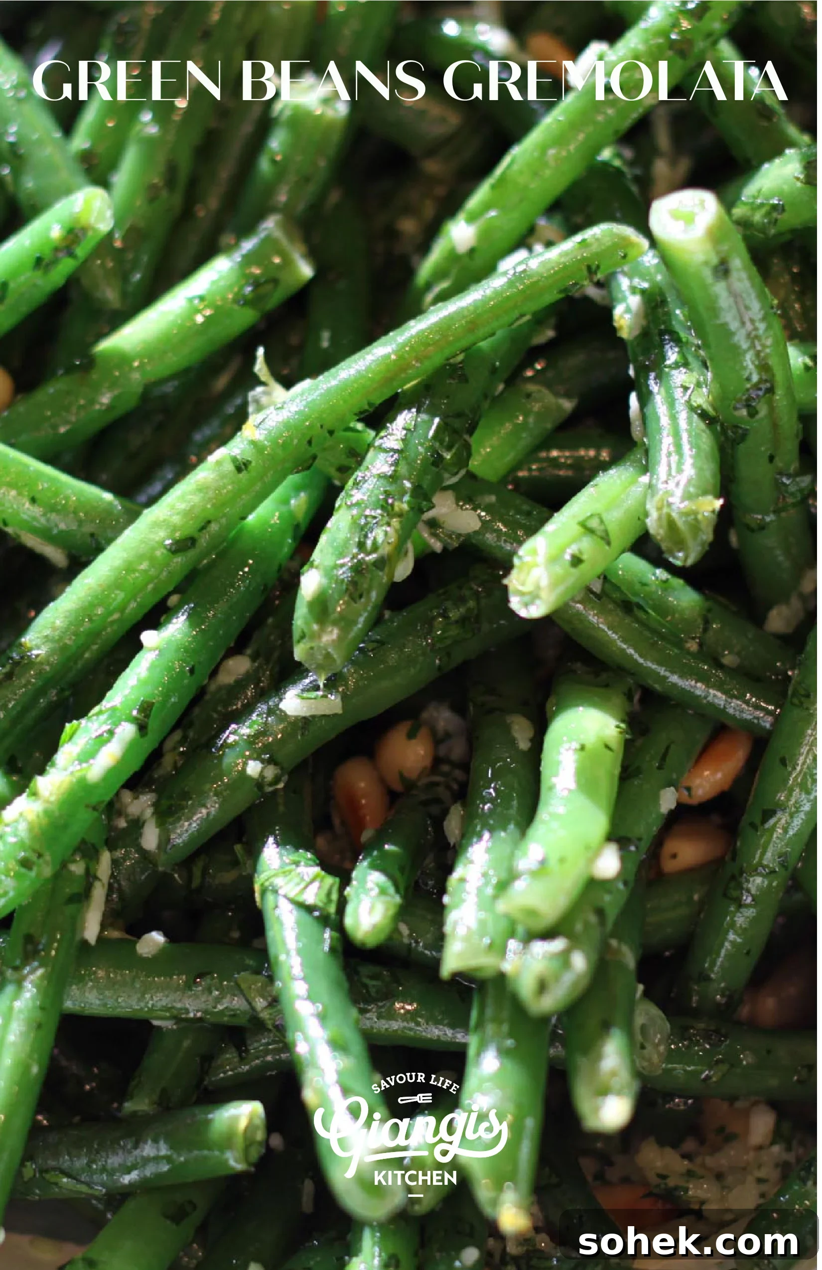 green beans gremolata