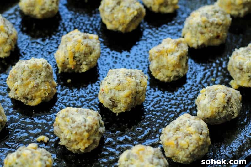 rolled low carb sausage keto balls