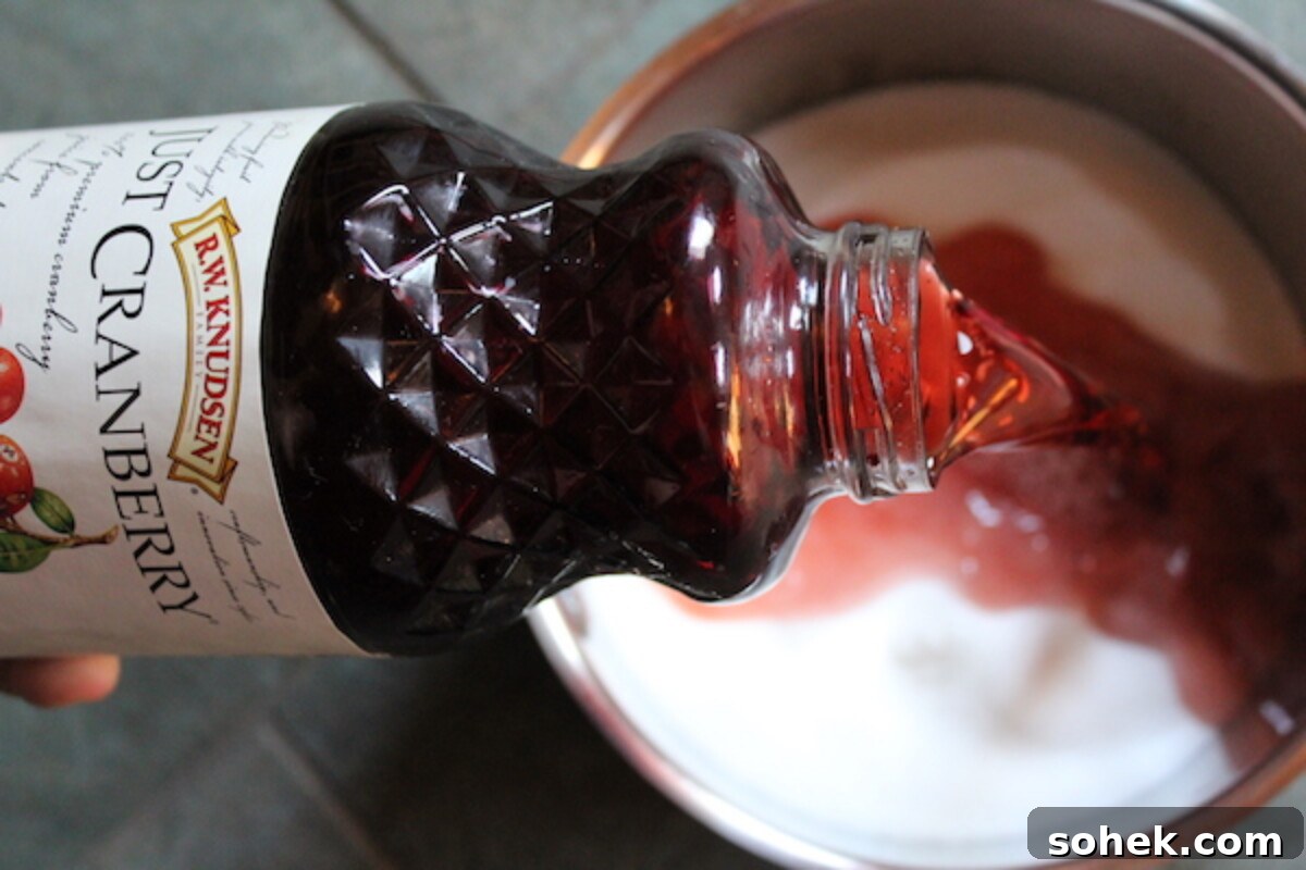 Juice for Cranberry Wine