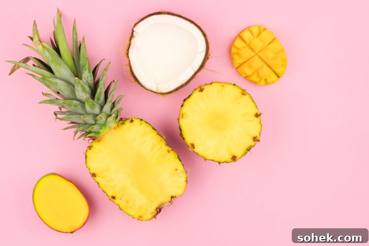 10 Functional Foods That Boost Whole-Body Health 3 Tropical fruits are loaded with nutrients for overall good health.