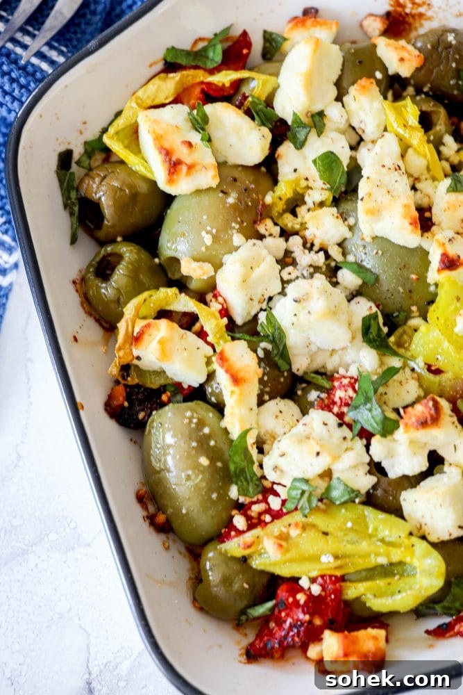 Mediterranean Baked Olives with Feta and Herbs 2 img 59029 1