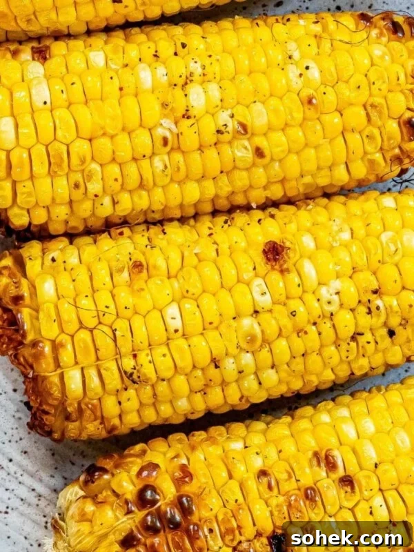 Mediterranean Baked Olives with Feta and Herbs 12 picture of grilled corn on the cob on a plate