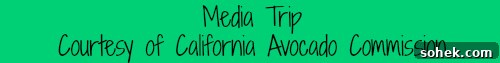 California Avocado Commission Media Trip