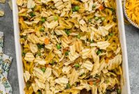 Creamy Tuna Casserole with Cheesy Breadcrumb Topping