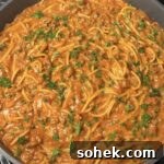 Creamy Chicken and Noodles Recipe: Comforting One-Pot Meal 23 Creamy Garlic and Herb Spaghetti