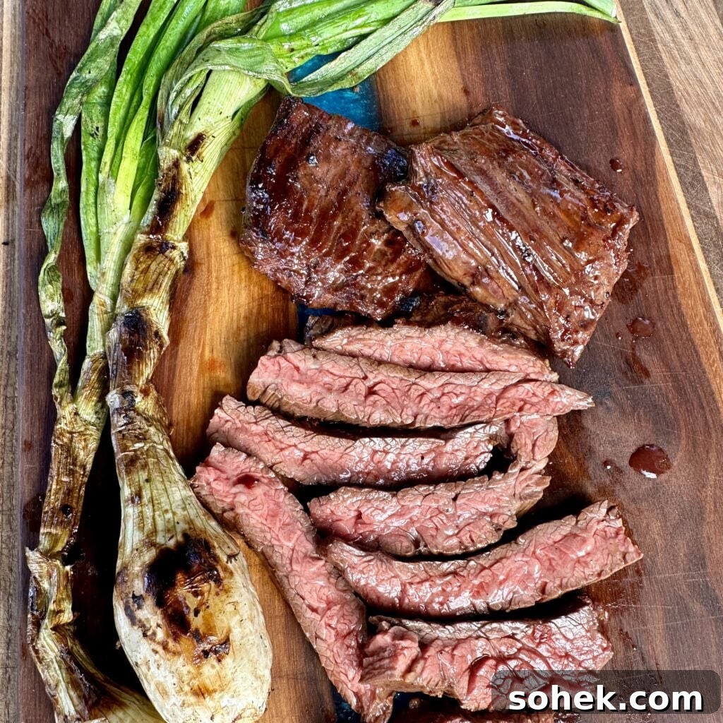 Citrus Garlic Marinated Skirt Steak Recipe 2 Marinated skirt steak