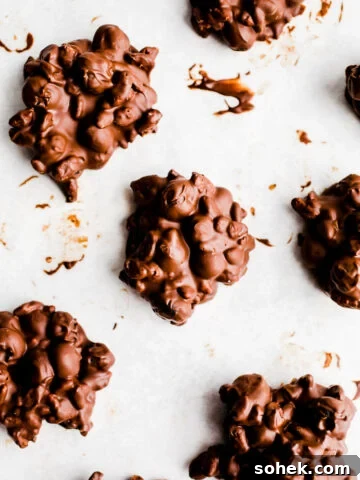Chocolate coated blueberries on a piece of parchment paper.