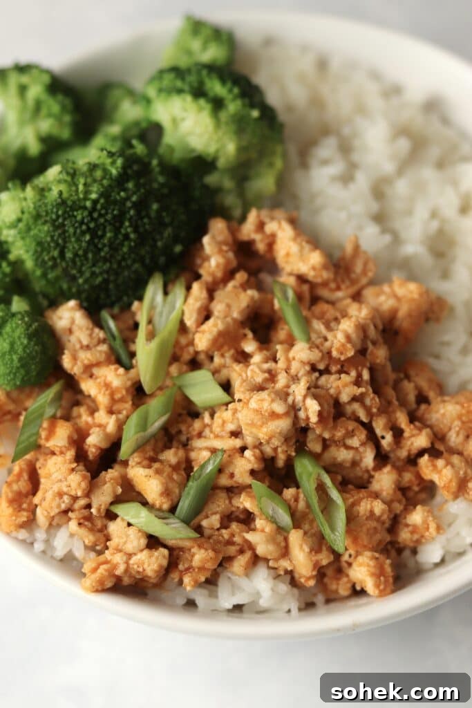 Spicy Firecracker Ground Chicken Recipe for Weeknight Meals 7 firecracker chicken rice bowls