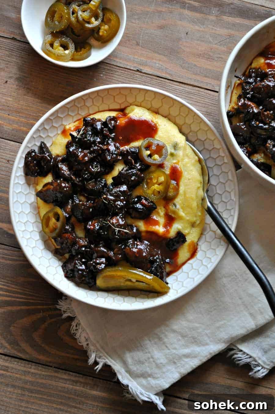 Vegan BBQ Chopped Mushrooms with Spicy Jalapeño Grits 4 img 7986 4