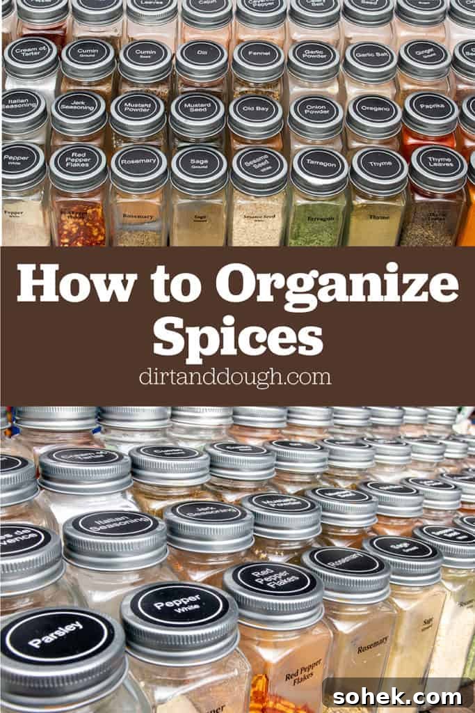 Organize Your Spice Cabinet or Drawer: Smart Tips and Layouts 2 Spice organization in jars