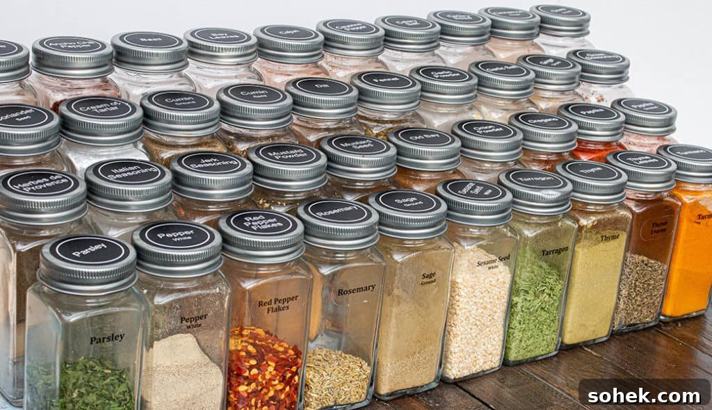 Organize Your Spice Cabinet or Drawer: Smart Tips and Layouts 10 organized spice cabinet