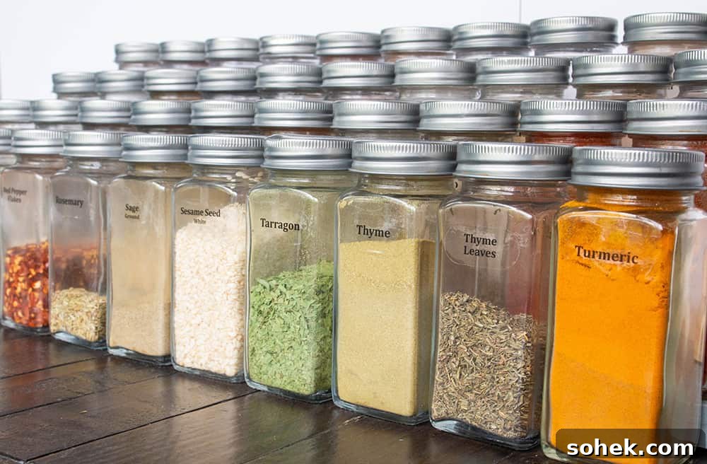 Organize Your Spice Cabinet or Drawer: Smart Tips and Layouts 11 Organized Spice Cabinet