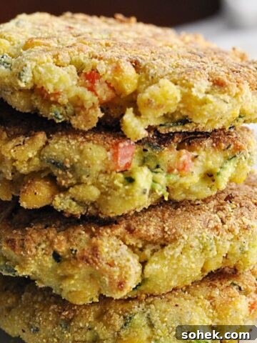 Corn and zucchini fritters