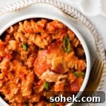 Whole30 Paleo Pizza Casserole Recipe for Low-Carb Nights 2 paleo pizza casserole in a bowl with turkey pepperoni