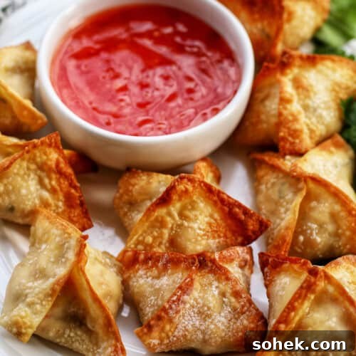 air fryer crab rangoon
