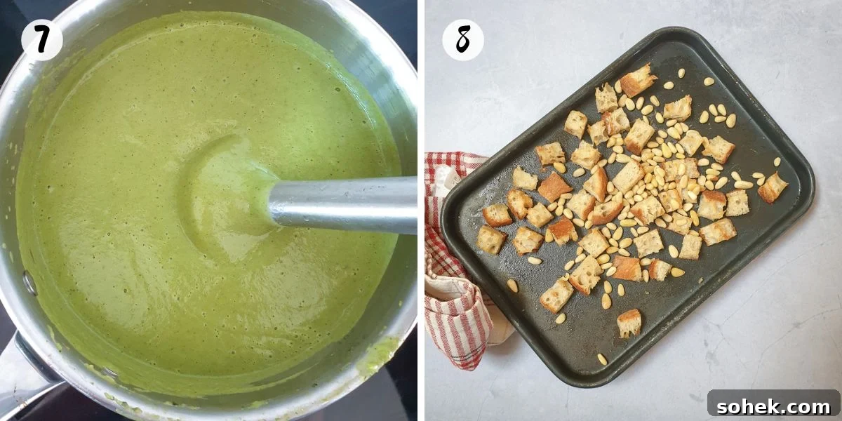 blitz and make croutons