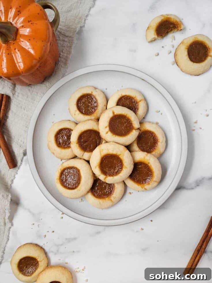 Image for Pumpkin Pie Thumbprint Cookies