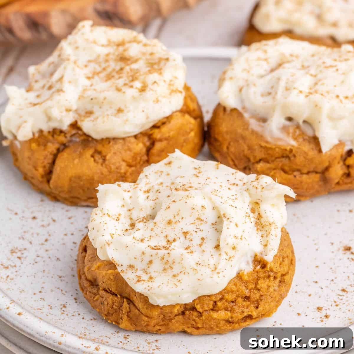 Image for Pumpkin Cookies with Cream Cheese Frosting