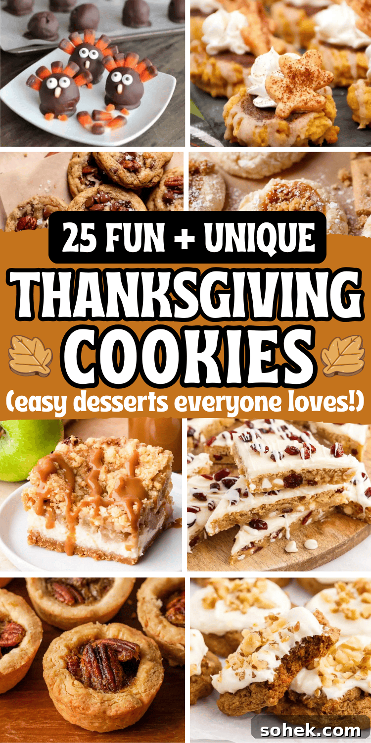 25 Festive Thanksgiving Cookies Everyone Will Love 29 Fun Thanksgiving cookies! The best thanksgiving theme cookies like decorated turkey cookies, homemade chocolate chip & drop cookies, plus quick and easy no bake cookies with oreos & nutter butter that kids can make. Thanksgiving cookies decorated easy, thanksgiving recipes cookies, thanksgiving cookies aesthetic, easy to make thanksgiving cookies, thanksgiving baking ideas, sweet thanksgiving treats, food to bring to thanksgiving, fall cookie recipes, pumpkin pie cookies, friendsgiving desserts.v