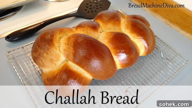 Challah Recipe for a Bread Machine: Soft, Braided Loaf 2 Challah Bread
