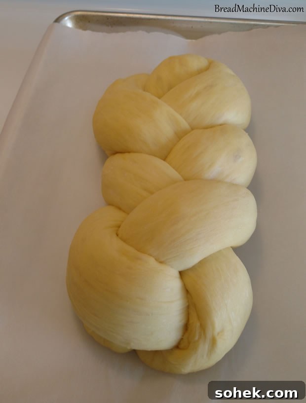 Challah Recipe for a Bread Machine: Soft, Braided Loaf 7 Braided Challah Bread