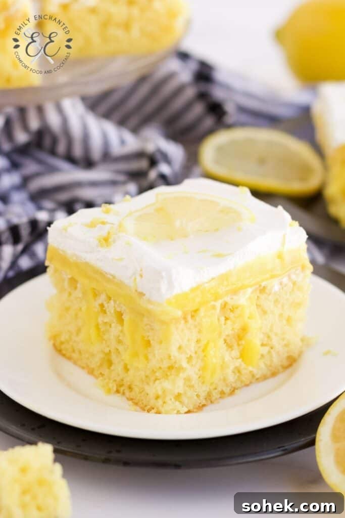 Lemon Poke Cake Lemon Poke Cake