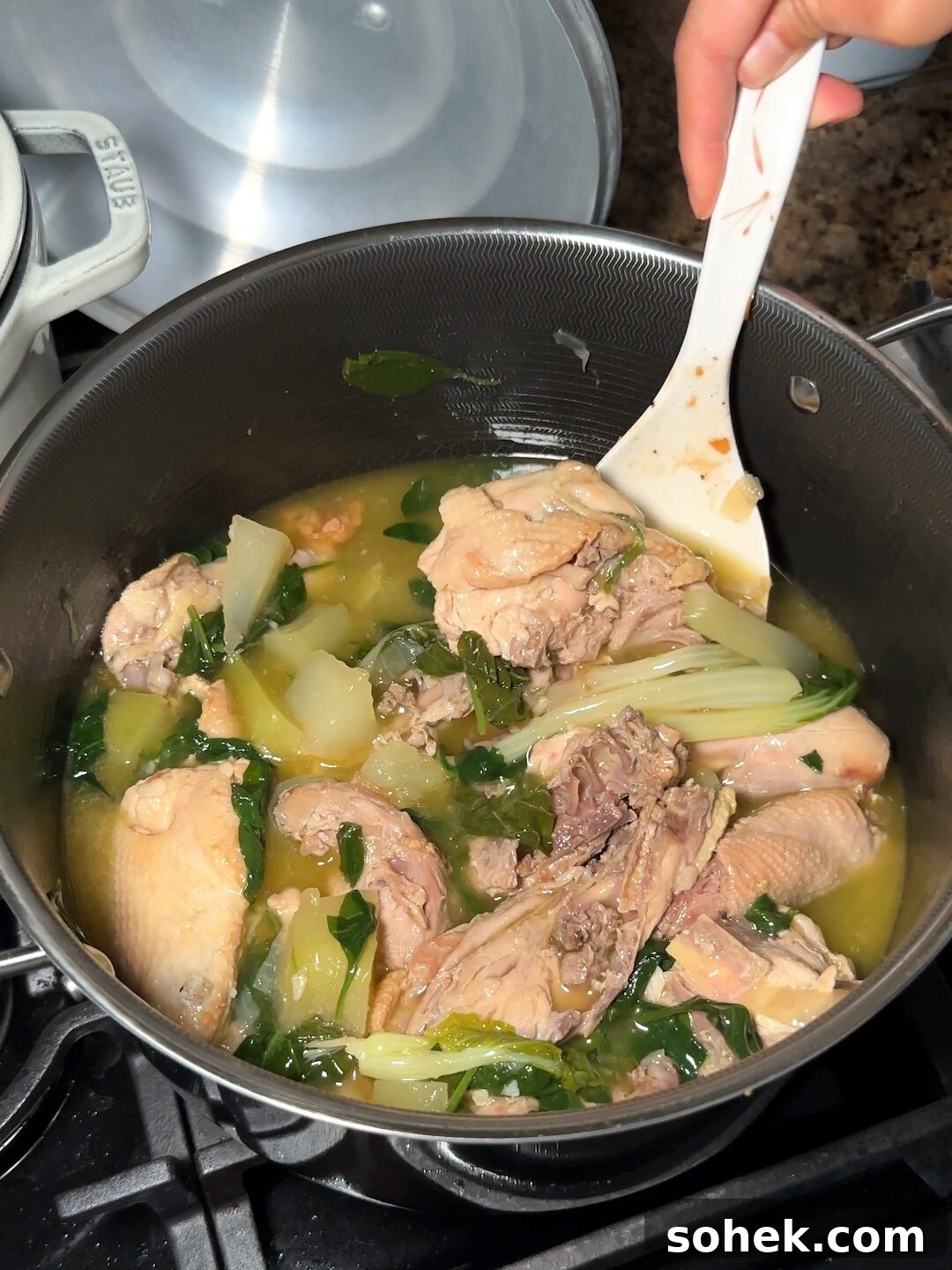 Chicken Tinola Recipe: Classic Filipino Chicken Ginger Soup 2 img 9505 1