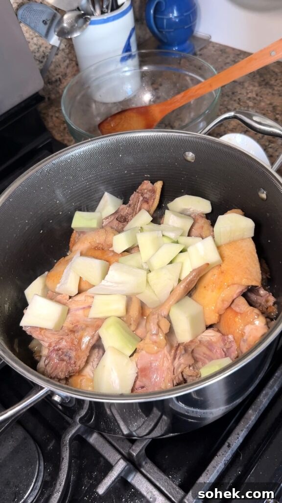 Chicken Tinola Recipe: Classic Filipino Chicken Ginger Soup 5 img 9505 4