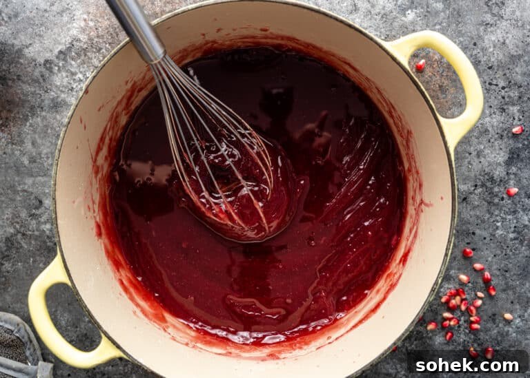 Authentic Turkish Delight (Lokum) Recipe for Soft, Chewy Sweets 11 whisking syrup into pomegranate base for turkish delight recipe